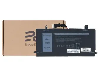 Baterie Encore Energy pro Dell Latitude 5285 5290 2v1 42Wh 7,6V 5250mAh J0PGR
