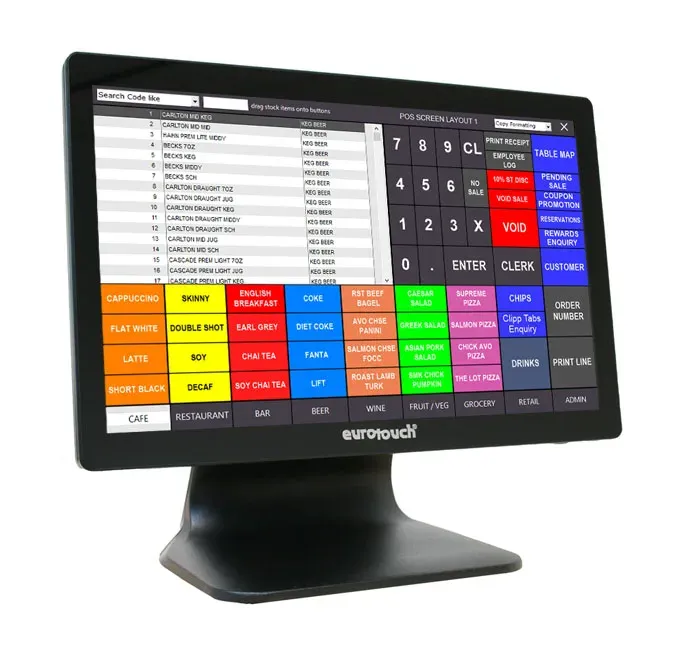 Dotykový monitor EUROTOUCH EA-1516H - 15,6" (16:9) Capacitive Touch, VGA, HDMI