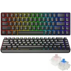Herní mechanická klávesnice Triadyn PLAY ELECTRA RGB Anti-Ghosting Blue Switches pro hráče černá