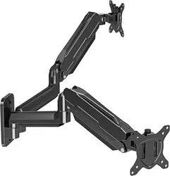 nástěnný držák Triadyn DuoFlexWall pro dva monitory 13–32" ergonomický nastavitelný otočný