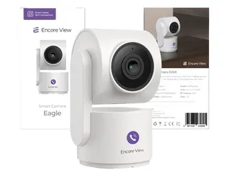 Nová inteligentní domácí kamera WiFi PTZ 4Mpx FHD 3x Zoom IR noční vidění USB-C Encore View Eagle