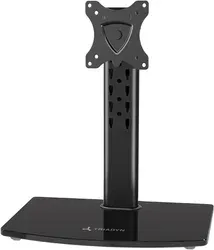 Nový stojan noha držák stolní Triadyn SoloBase C pro jednotlivé monitory televizory 13-32" ergonomický nastavitelný otočný TRD-BLK-C1ST-13"-32"
