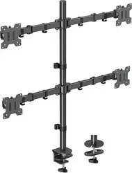 stolní držák Triadyn QuadClamp pro čtyři monitory televizory 14-32" ergonomický nastavitelný ot